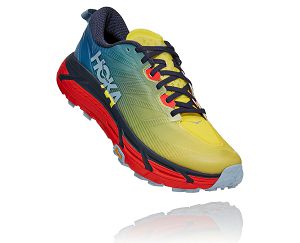 Hoka One One Mafate Speed 3 Mens Trail Running Shoes Provincial Blue/Fiesta | AU-7315062
